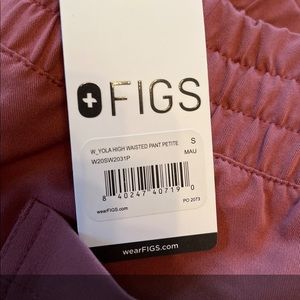 High Waisted Yola Skinny Scrub Pants in Mauve